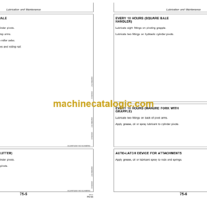 John Deere 540A, 640A and 740A Loaders Operator’s Manual (OMCC39604)