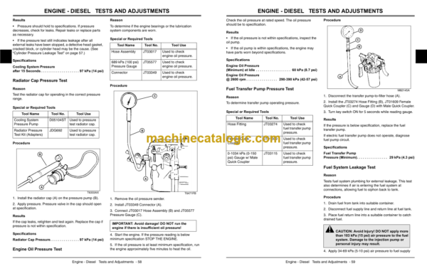 John Deere 1905 Large Area Reel Mower Technical Manual (TM2200)