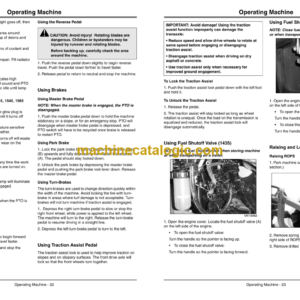 John Deere 1435, 1445, 1545, 1565 Series-2 Front Mower Operator’s Manual (OMTCU33870)