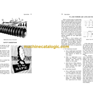 John Deere WHA Wheel-Type Offset Disk Harrow Operator’s Manual (OMW15473)