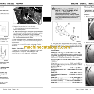 John Deere 1905 Large Area Reel Mower Technical Manual (TM2200)