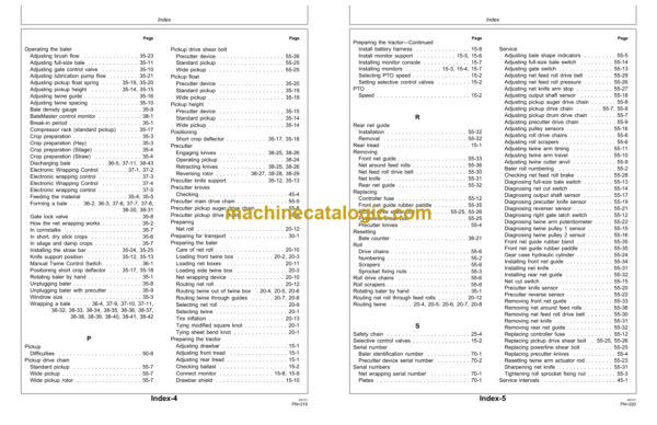 John Deere 565 and 575 Round Balers Operator's Manual (OMCC52492)