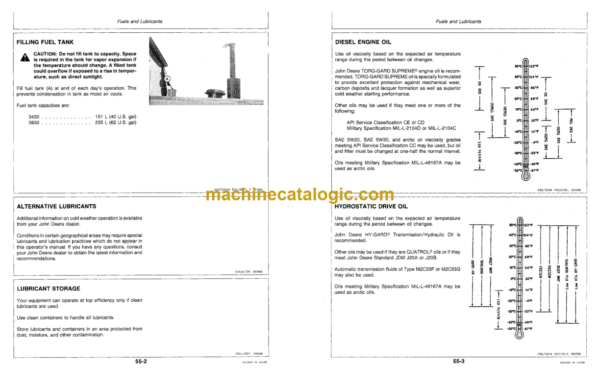 John Deere 3430 and 3830 Self-Propelled Windrowers Operator's Manual (OME78980)