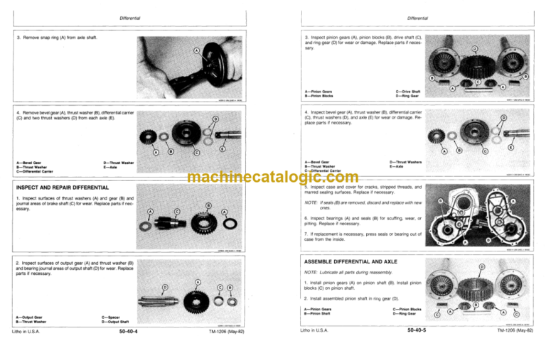 John Deere 108 111 111H 112L and 116 Lawn Tractors Technical Manual (TM1206)