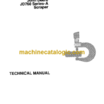 John Deere JD760 Series-A Scraper Technical Manual (TM1018)