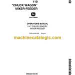 John Deere 110 Chuck Wagon Mixer-Feeder Operator's Manual (OMC43759)