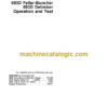 John Deere 690D Excavator 690D-LC Excavator 693D Feller-Buncher 693D Delimber Operation and Test Technical Manual (TM1387)
