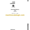 John Deere 544D Loader Operator's Manual (OMT81876)