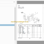 Hitachi ZX20U-5B Hydraulic Excavator Parts Catalog & Engine Parts Catalog