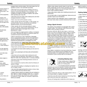 John Deere Z700 Series ZTrak Operator’s Manual (OMTCU30420)