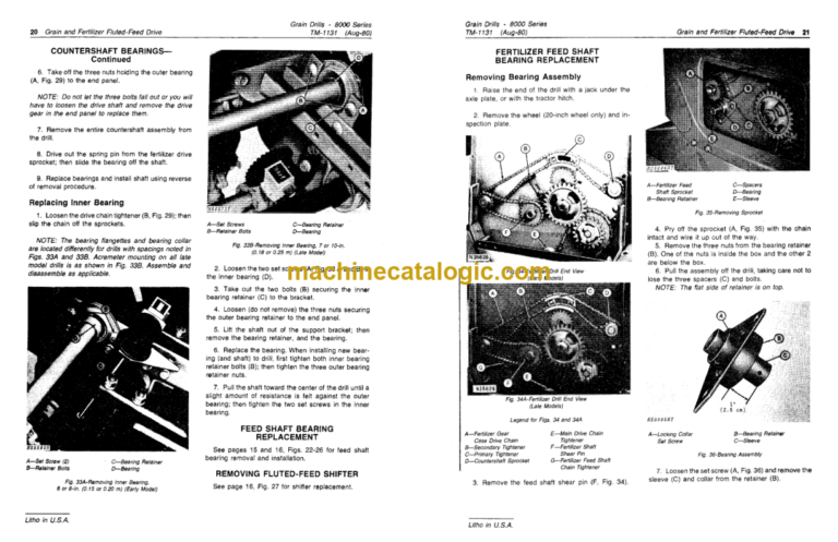 John Deere 8000 Series Grain Drills Technical Manual (TM1131)