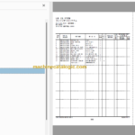 Hitachi ZX20U-5B Hydraulic Excavator Parts Catalog & Engine Parts Catalog