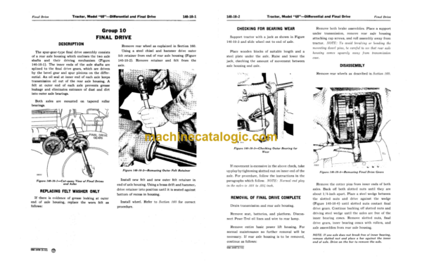 John Deere 60 Series Tractor Service Manual (SM2008)