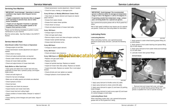 John Deere WHP36A, WHP48A, WHP52A Commercial Walk Behind Mower Operator's Manual (OMTCU33547 K2)