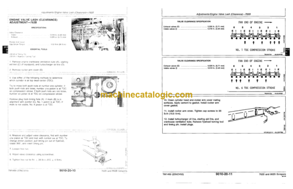 John Deere 762B and 862B Scraper Operation and Tests Technical Manual (TM1489)