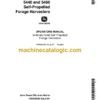 John Deere 5440 and 5460 Self-Propelled Forage Harvesters Operator's Manual (OME60265)