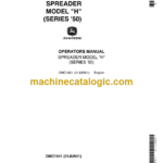 John Deere Series 50 Model H Spreader Operator's Manual (OMC1651)