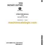 John Deere 1018 Rotary Cutter Operator's Manual (OMW40683)