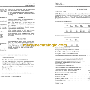 John Deere 830 Tractor Technical Manual (TM4279)