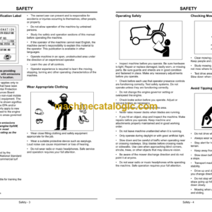 John Deere 1600 1620 Wide Area Mower Operator’s Manual (OMTCU12571J0)