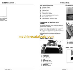 John Deere 1200A Bunker Rake Operator’s Manual (OMTCU27928)