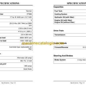 John Deere 3375 Skid Steer Loader Operator’s Manual (OMM121047)