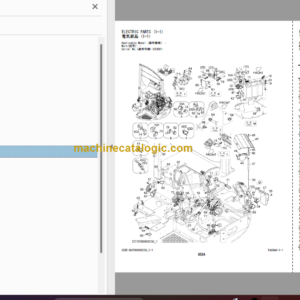 Hitachi ZX20UR-5A Hydraulic Excavator Parts Catalog & Equipment Components Parts Catalog