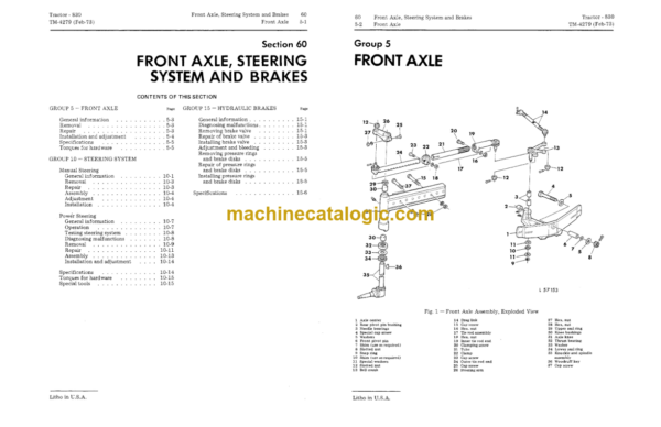 John Deere 830 Tractor Technical Manual (TM4279)