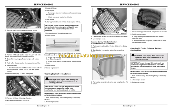 John Deere 1600 1620 Wide Area Mower Operator's Manual (OMTCU12571J0)