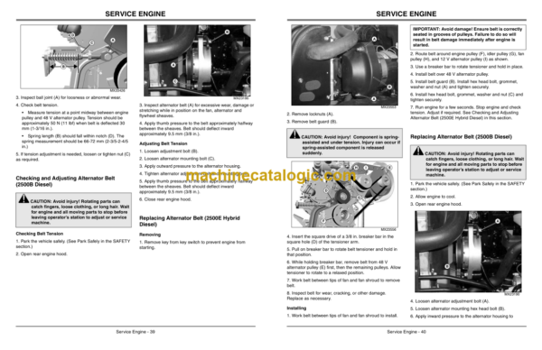 John Deere 2500B and 2500E Hybrid Professional Greensmower Operator's Manual (OMTCU26532)