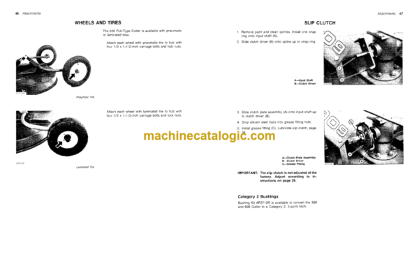 John Deere 506 and 606 Rotary Cutters Operator's Manual (OMW35179)