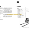 John Deere 27 Forklift Operator's Manual (OMW21311)