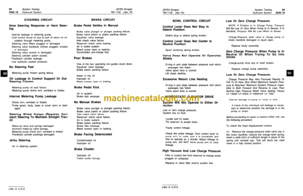 John Deere 762 Scraper Technical Manual (TM1135)