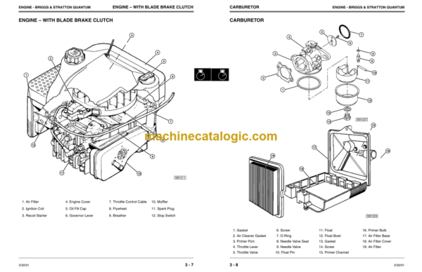 John Deere JA60 JA62 JA65 JE75 JX75 and JX85 21-inch Walk-Behind Mower (Cast Deck) Technical Manual (TM1723)