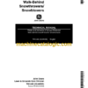 John Deere TRS21 21E 22 24 26 27 32 and TRX24 TRX26 Walk-Behind Snowthrowers Snowblowers Technical Manual (TM1466)
