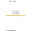 John Deere 2130 Tractor Technical Manual (TM4272)