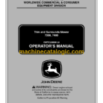 John Deere 7200, 7400 Trim and Surrounds Mower Operator's Manual (OMTCU28599)