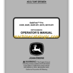 John Deere 648R, 652R, 652R-EFI, 661R, 661R-EFI QuikTrak Pro Operator's Manual (OMTCU35880)