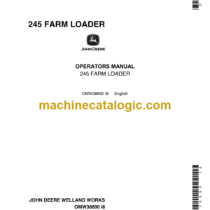 John Deere 245 Farm Loader Operator's Manual (OMW38890)