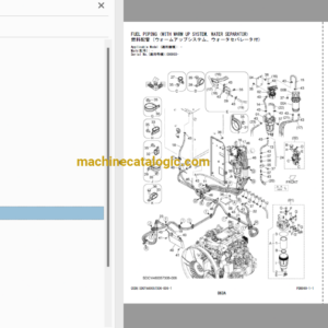 Hitachi ZX190LC-7H (NA Spec.) Hydraulic Excavator Parts and Equipment Components Parts Catalog