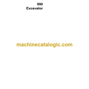 John Deere 990 Excavator Technical Manual (TM1230)