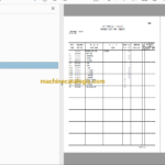 Hitachi ZX35U-3 ZX35U-3F ZX38U-3 ZX38U-3F Hydraulic Excavator Parts Catalog & Equipment Components Parts Catalog