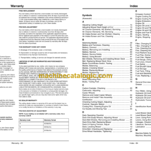 John Deere 648R, 652R, 652R-EFI, 661R, 661R-EFI QuikTrak Pro Operator’s Manual (OMTCU35880)