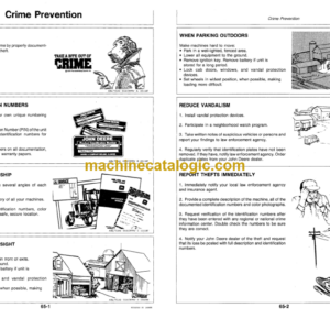 John Deere 245 Farm Loader Operator’s Manual (OMW38890)