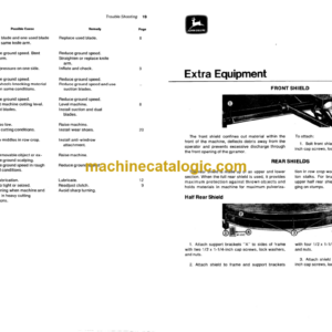 John Deere 407 Gyramor Rotary Cutter Operator’s Manual (OMW21132)