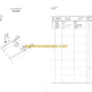 Hitachi EG40R Rubber Crawler Carrier Parts Catalog