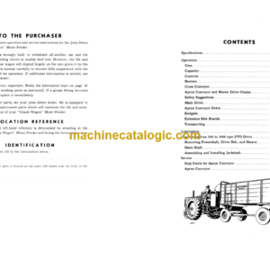 John Deere 110 Chuck Wagon Mixer-Feeder Operator’s Manual (OMC43759)