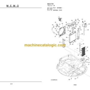 Hitachi ZAXIS35UNA-3 Hydraulic Excavator USA SPEC. Parts Catalog