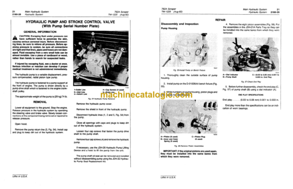 John Deere 762A Scraper Technical Manual (TM1225)