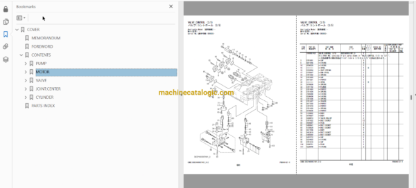 Hitachi ZX190LC-7H (NA Spec.) Hydraulic Excavator Parts and Equipment Components Parts Catalog